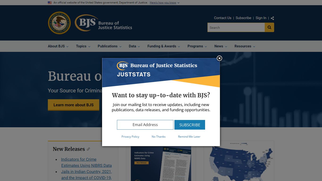 Bureau of Justice Statistics (BJS) - Total correctional population